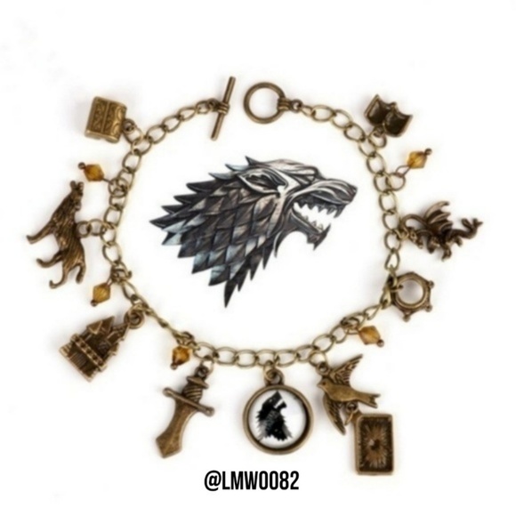 Jewelry - Winter is Coming Game of Thrones gold bracelet